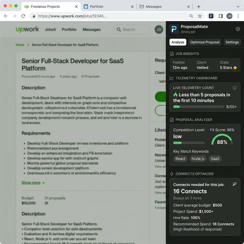 Upwork Smart Bid Assistant screenshot 2
